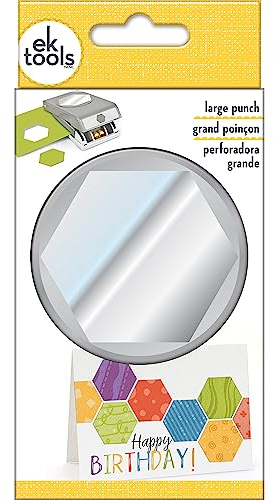 EK tools Success EKS5430335 Ek Punch Lg Round Hexagon, Plastik, Grau, 7.82 x 15.42 x 3.58 cm