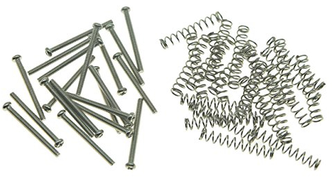 Kaish 20 métriques et USA/Imperial Micro Humbucker Filetage Hauteur Vis 20x USA/Imperial Thread nickel