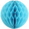 10 Wabenbälle 30cm Set ( hellblau 311 ) // Waben Ball Honeycomb Papier Hänge Deko Laternen Dekoration Bälle Pompons PomPom Party Hochzeit Raumdeko