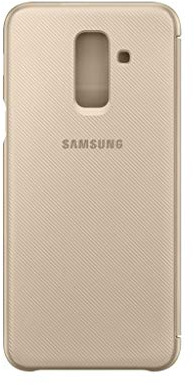 Samsung EF wa605 Portafoglio Cover per Galaxy A6 Plus Gold