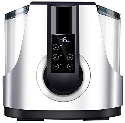 Minuterie d'humidificateur muet-télécommande à Haute capacité Portable/humidité constante/diffuseur à arrêt Automatique sans Eau-pour la Chambre à Coucher Salon de Bureau Spa Maison (2.2 × 2L)