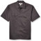 Amazon Essentials Men's Short-Sleeve Stain and Wrinkle-Resistant Work Shirt, Grey, M