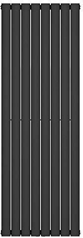 Mai & Mai Badheizkörper flach 180x61cm in Anthrazit Mittelanschluss Paneelheizkörper Vertikal Badheizung zweilagig aus Stahl