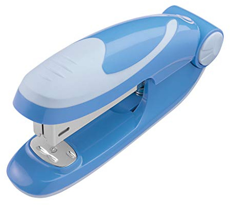 herlitz 50025459 Heftapparat No.24/6, Ergonomie klein, baltic blue, 1 Stück