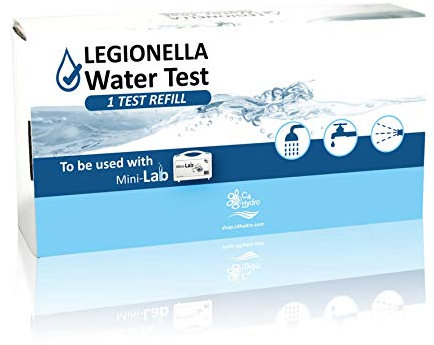 Legionella Water Test by C4Hydro – Détecte la présence de bactéries légionelles dans l'eau en seulement 48h - Kit d'analyse à Ultra Haute Sensibilité à utiliser avec le Mini-Lab (vendu séparément)
