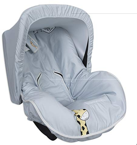 Funda para silla de Automóvil, Universal Grupos 0/1/2, Cubre arnés de regalo!!! (Beach)