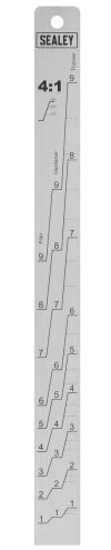 Aluminium Paint Measuring Stick 2:1/4:1
