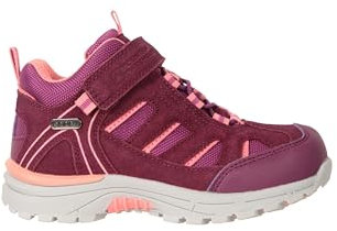 Mountain Warehouse Drift wasserdichte Kinder-Schuhe -Stiefel mit Schnürung für Jungen und Mädchen als Überschuh zum Wandern und bei Regen Beere Kinder-Schuhgröße 24 DE