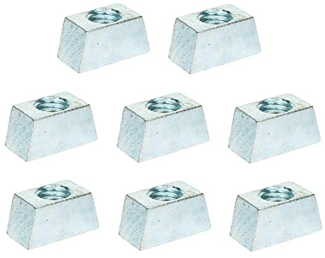 TERF® M10 Heavy Duty Wedge Nut M10 (10mm) Standard Vee Nut Steel - Pack of 8