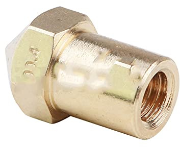 Druckerteile 1 Stück 3D-Druckerteile Messingdüse J-Kopf Extruder 0,4 mm für 1,75 mm für CREATBOT 3D V6 und V5 Ersatzteile (Größe: 0,4-1,75 mm) (Size : 0.4-1.75mm)