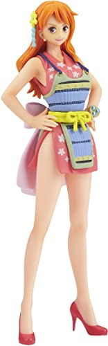 Banpresto BP19384 One Piece Actionfigur Nami Dxf, The Grandline Lady, Wanokuni Vol 8, 16 cm, Mehrfarbig