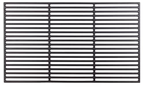 Grillrost Gusseisen eckig 67x40 cm emailliert Grillgitter, Gussrost, Grillauflage, Grillplatte, Gitter für Grill, Grillzubehör, Grillaufsatz, Barbecue