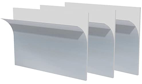 PIAOLGYI Ersatzregal für IKEA Detolf, Acryl, rechteckig, extra Regale, Zubehör, kompatibel mit Ikea Detolf Glasschrank, 27,9 x 38,1 x 0,6 cm dick (8 mm)