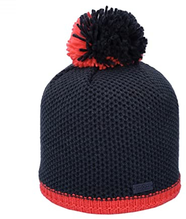 CMP 5505602J Boys' Knitted Hat, Black Blue, One Size