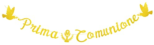 BURGEON Erstkommunion Festoon Papier Banner Girlande