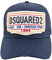DSQUARED2 Dean Dan- Canadian Twins Unisex Cap mit Patch Marineblau, marineblau, One size