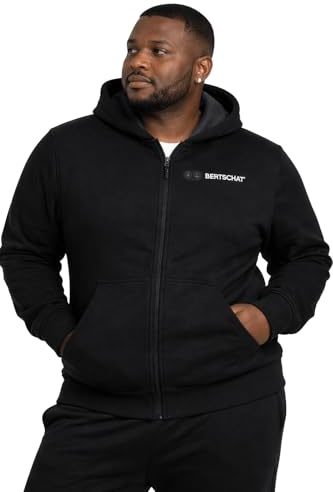 BERTSCHAT Beheizbare Hoodie Herren - Heated Hoodie - Heizjacke - Heizpullover - Kapuzejacke mit powerbank - Drei Heizstufen