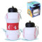 CODiLLO Borraccia, Borraccia Bambini, Borraccia ragazzi, Borraccia pieghevole, Borraccia silicone, Borraccia senza BPA, Borraccia bambino, Idea regalo (1 Liltro, Baseball)