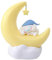 iFCOW LED-Nachtlicht mit niedlichem Anime-Charakter für Zimmer, Schreibtisch, Regal, Ornament, Nachttischlampe für Teenager, Geschenke