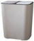 DEARMAMY Poubelle Double Poubelle De Cuisine À 2 Compartiments Poubelle De Recyclage Classée Sèche Et En Plastique Poubelle En Litre Poubelle Poubelle Poubelle Poubelle Pour La
