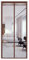 Winter Magnet Türvorhang 160x240CM, Wärmedämmung Gegen kalte Zugluft Haustur Turvorhang Automatisches SchließEn Frei Magnetisch, für Balkontür, Küche- E