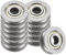 Kozelo 12 Stück U604ZZ U-Nut Kugellager - [4x13x4mm] Doppelt abgeschirmtes Lager, Kohlenstoffstahl, ABEC1
