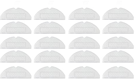 plplaaoo Cleaning Pads, Disposable Mop Pads, Sweeping Robot Accessory, Disposable Mop Cloth, 20pcs Sweeping Robot Disposable Mop Pads Mopping Cloth Replacement Cleaning Pads for Roborock S7