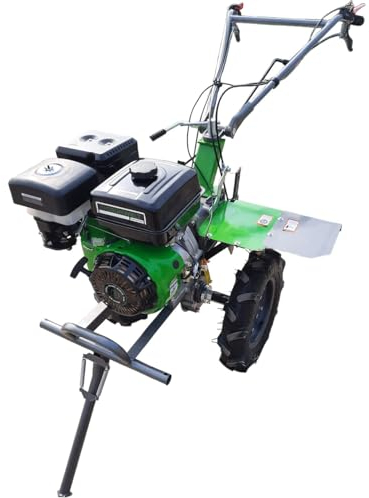 Motorhacke Grünwelt GW-MH130F Benzinmotor Bodenfräse Kultivator Gartenhacke 16PS