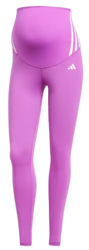 adidas Optime Essentials Full-Length Leggings (Maternity) Calzamaglia, Viola Burst, L Donna