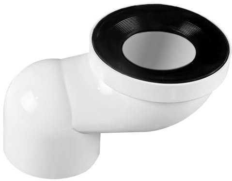 Toilet Connection Set, Offset Toilet Connection Pipe: WIYETY 750 mm Toilet Pan Connection Pipe Plastic Toilet Connector Connector Toilet Pipe Nozzle Drain Straight Eccentric