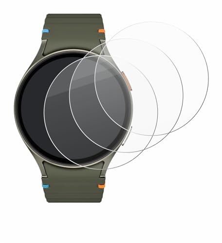 BROTECT Schutzglas für Samsung Galaxy Watch 7 | (44 mm) 3 Stück Transparenter Displayschutz Made in Germany Schutzfolie Panzer Folie Glas 9H Einfache Montage Clear