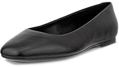 ECCO Damen Margot Plain Toe Ballerina Ballerinas, Schwarz, 40 EU