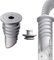 Waschmaschinen Rohrdichtung WISIRENT, 35-40mm Abflussrohrdichtung Schlauch Washing Machine Drain Hose Seal, Waschmaschinen Rohrdichtung mit Verschlussdeckel, Waschmaschine Abfluss Dichtung für Küche