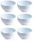 Acan Tradineur - Pack de 6 Cuencos - Capacidad 100 ML - Fabricado en Plástico -Ideal Tanto para la hostelería como el hogar - Ø 9 x 5,4 cm - Color Blanco