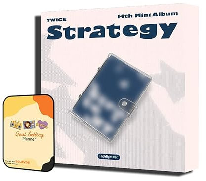 TWICE Album - STRATEGY Highlight ver.+Pre Order Benefits+BolsVos Exclusive K-POP Giveaways Package