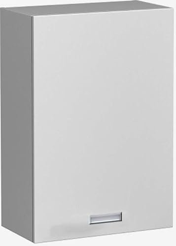 Premium-Ambiente BCB231 Hängeschrank 1-türig 2 Fachböden 72cm hoch Softclosing eingelassener Griff Montageschiene inkl. EURODEKOR® (Breite 40cm - Anschlag Links, 21 Mandal Ahorn Natur)