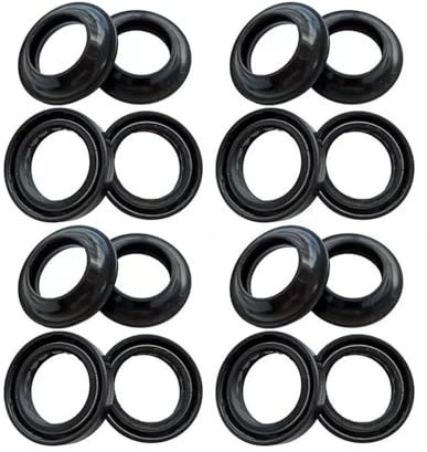 SoKOIUU 35x48x11 Paraolio for Albero Ammortizzatore Forcella Anteriore 35 48 Parapolvere Compatibile con SH300 Tutte Le Versioni Sh 300 2007-2022 2021 20(8pc Seal 8pc Cover)