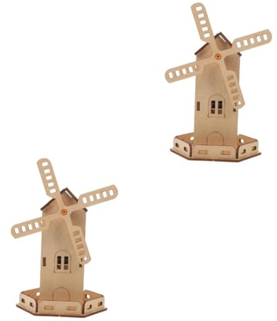 Tofficu 1satz Solar Windmühle Spielzeug Für Junge Mädchen DIY Solar Energie Experimentierkasten Holz Bausatz Für Kreative Wissenschaftsprojekte Und Handwerkliche Fähigkeiten Geburtstagsgeschenk
