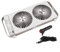 HOHOVYVY Ventilator 12V Wohnmobil,Wohnmobil Dachfenster Ventilator Doppelreihen Lüfter Mit 4 Geschwindigkeitsstufen 37,5-58,9CM Verstellbar(White)