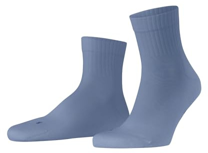 FALKE Unisex Run Socken schnelltrocknende atmungsaktive nachhaltige Baumwolle Funktionsmaterial leichte Polsterung Crew Socken Plüschsohle Freizeitsocken verstärkt sportlich Alltag Sneaker 1 Paar | mit Rippstruktur & gepolsterter Sohle