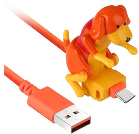 Suoumwa Humping Dog USB-C Ladungskabel Lustige Schnelle Ladegerät Roman Telefonzubehör & Stress Relief Toy