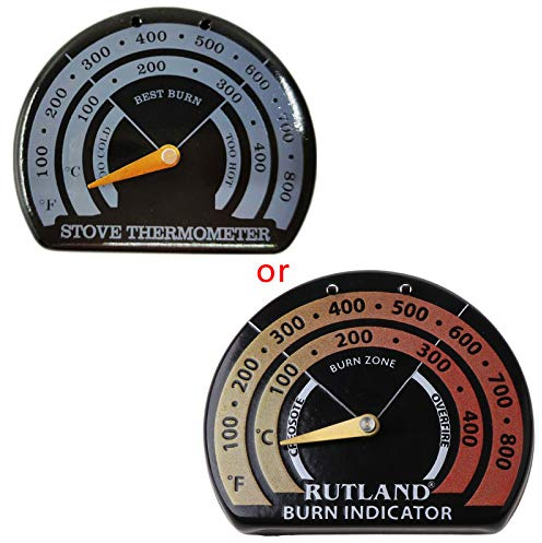 Thermomètre de poêle à bois avec sonde pour barbecue domestique alimenté par la chaleur