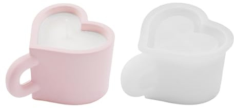 Kreative Silikonform in Herzform für Teetasse, Pflanzgefäße, Tassenformen für handgefertigte Tassen, Heimbastelform