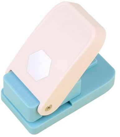 Oshhni Creative Motivstanzer Tab-Stanzer, Papierstanzer Locher für Weihnachten & Advent, Etikettenstanzer Loseblatt-Trenner für Scrapbooking, Einladungen, Kartenherstellung, DIY crafts, Sechseckig