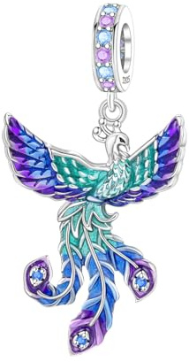 NUJIFFY Süße Tiere Charm 925 Sterling Silber Charms Anhänger für Armband Bär charm anhänger Hunde, Kompatibel mit Europäischen Armbändern für Frauen Schmuck Geschenk