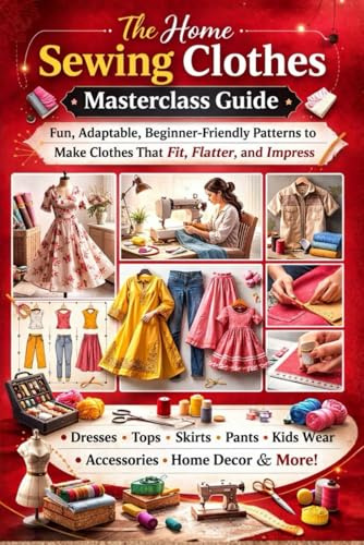 The Home Sewing Clothes Masterclass Guide.: Fun, Adaptable, Beginner-Friendly Patterns to Make Clothes That Fit, Flatter, and Impress