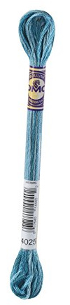 DMC - Mouliné Color Variations - Stickgarn, lichtbeständig | 8 Meter, 6-fädig - 36 Farben