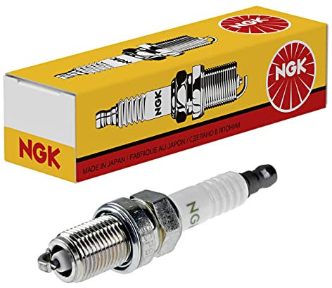 NGK Bujía de encendido 3901 Versión de conexión M4 & electrodo central niquel & Electrodo de masa & supresión de interferencias & 5 kOhm & con asiento de estanqueidad plano Ancho de llave: 16 mm Long.