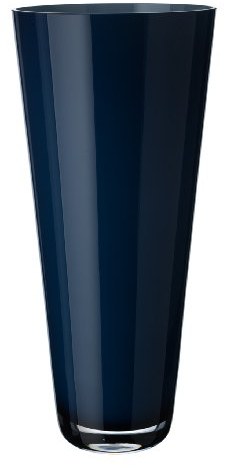 Villeroy und Boch Verso Große Vase Midnight Sky, 38 cm, Glas, Blau