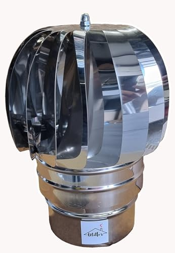 UTILFER Terminale Eolico Inox AISI 304 Canna Fumaria 250 MM